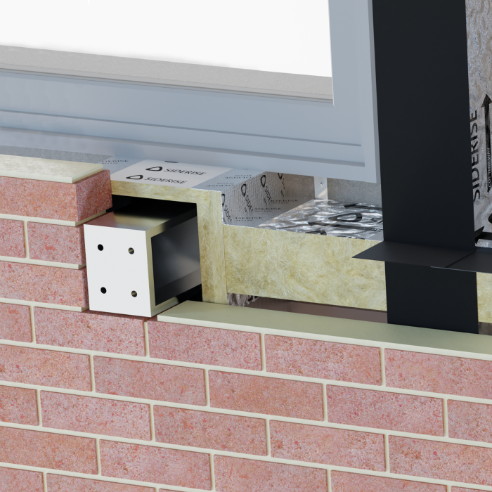 Brandstop til altanbeslag