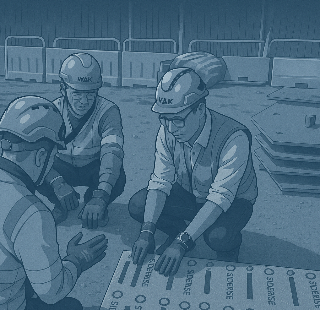 Besøg på byggeplads